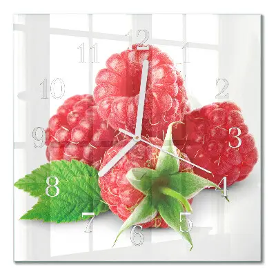 Relógio decoração Framboesas