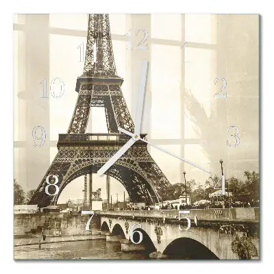 Relógio quadrado Paris