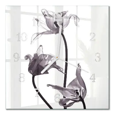 Relógio decoração Flores