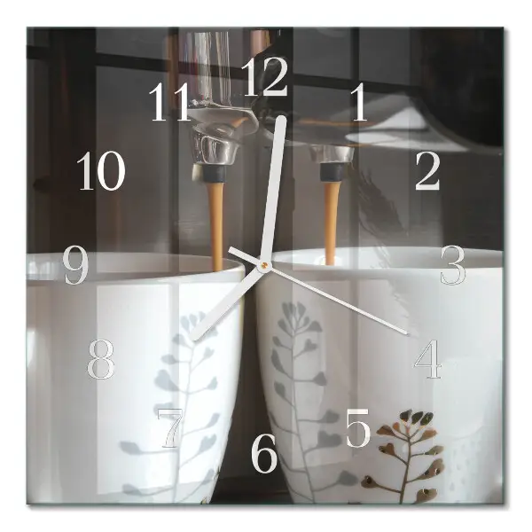 Relógio decoração Máquina de café