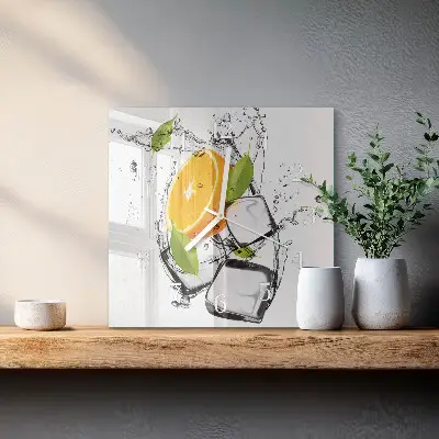 Relógio decoração Gelo