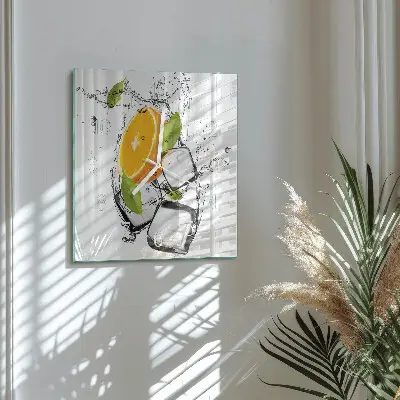 Relógio decoração Gelo