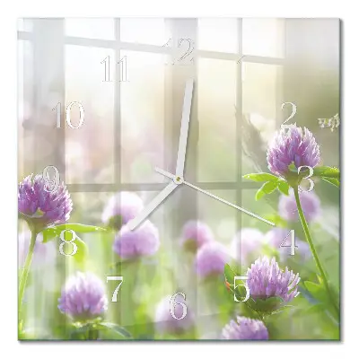 Relógio decoração Flores