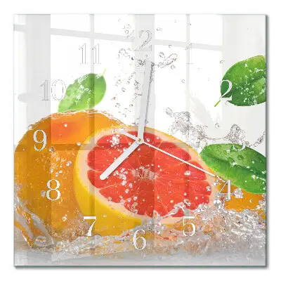Relógio quadrado Toranja