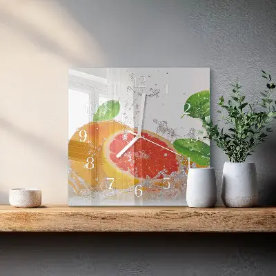 Relógio quadrado Toranja