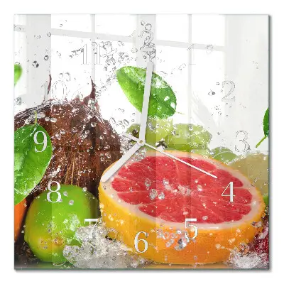 Relógio quadrado Fruta