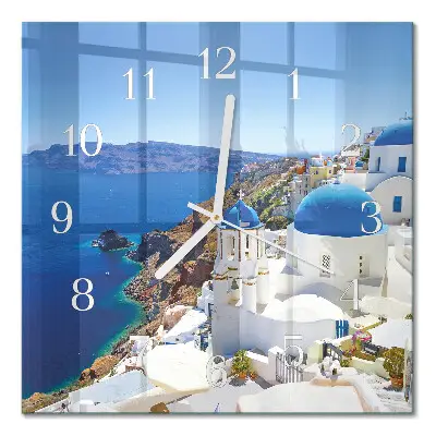 Relógio quadrado Santorini
