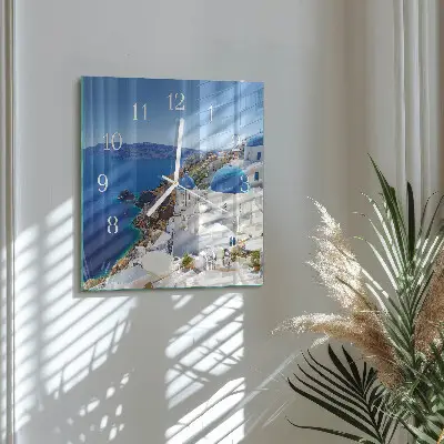 Relógio quadrado Santorini