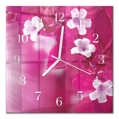 Relógio decoração Flores