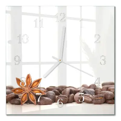 Relógio decoração Grãos de café
