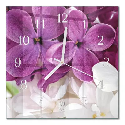 Relógio decoração Flores