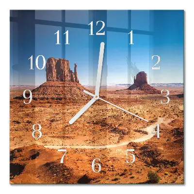 Relógio quadrado Deserto
