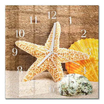 Relógio decoração Estrela-do-mar