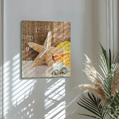 Relógio decoração Estrela-do-mar