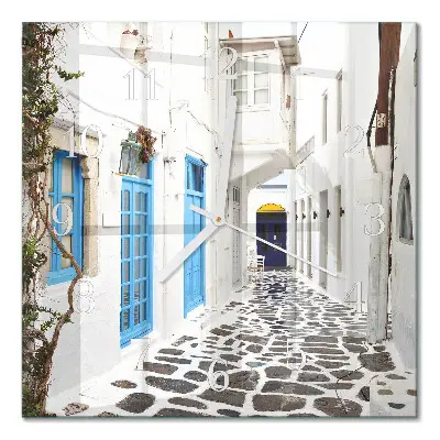 Relógio decoração Santorini