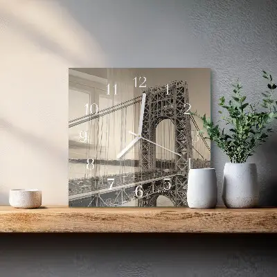 Relógio decoração Portão Dourado