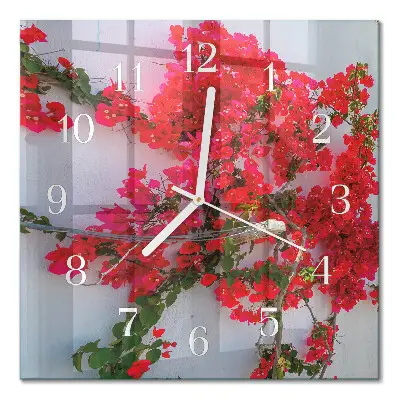Relógio decoração Flores