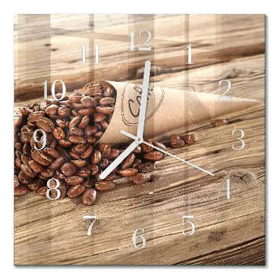 Relógio decoração Grãos de café