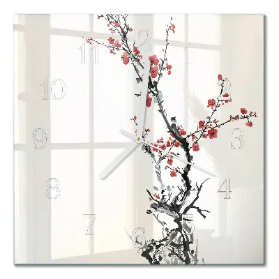 Relógio decoração Flores