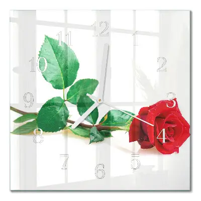 Relógio quadrado Rosa