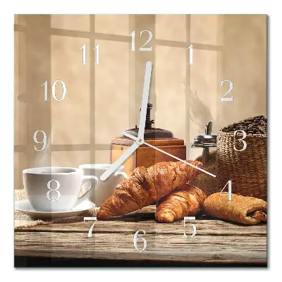 Relógio decoração Croissants