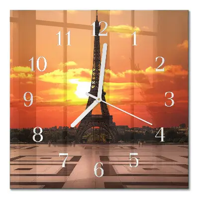 Relógio decoração Torre Eiffel