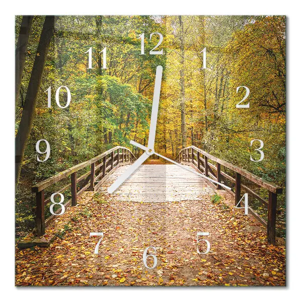 Relógio decoração Ponte da floresta