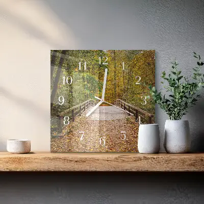 Relógio decoração Ponte da floresta