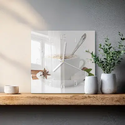 Relógio decoração Uma xícara de anis