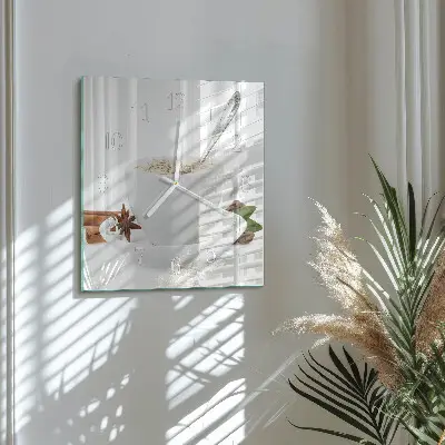 Relógio decoração Uma xícara de anis