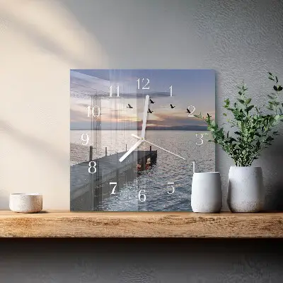 Relógio decoração Pássaros à beira do lago