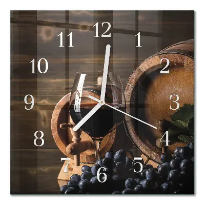 Relógio decoração Um barril de vinho