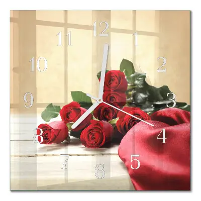 Relógio decoração Rosas