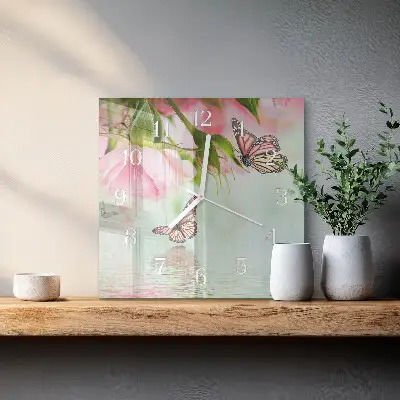 Relógio decoração Borboletas