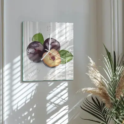 Relógio decoração Ameixas