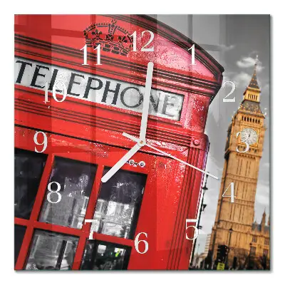 Relógio quadrado Londres