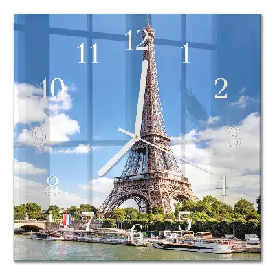 Relógio decoração Torre Eiffel