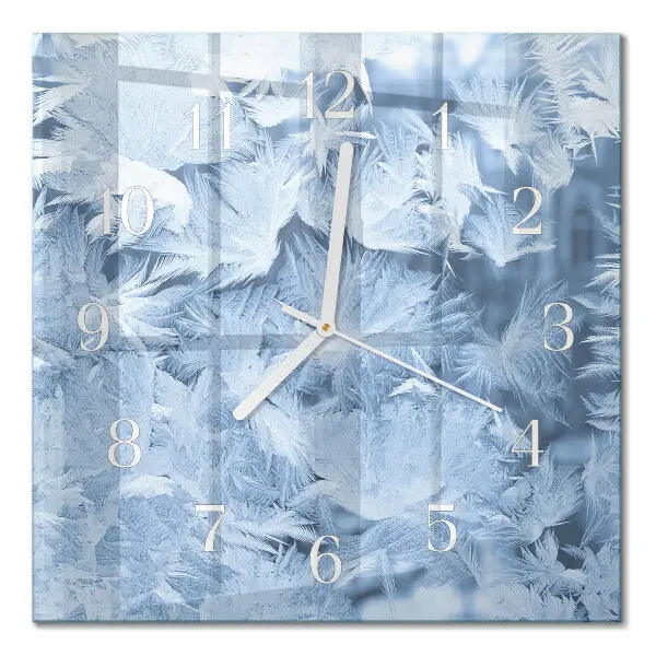 Relógio decoração Flocos de neve