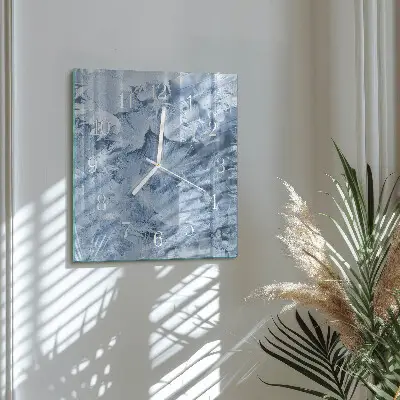 Relógio decoração Flocos de neve