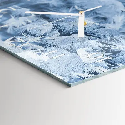 Relógio decoração Flocos de neve