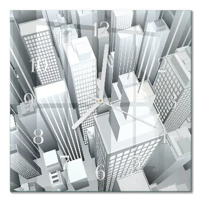 Relógio quadrado Edifícios