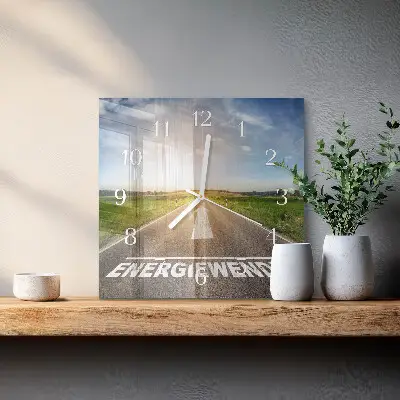 Relógio decoração Caminho de campo