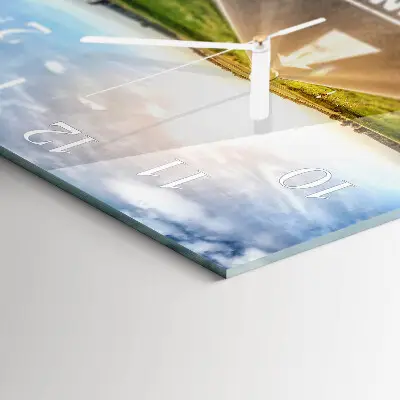 Relógio decoração Caminho de campo