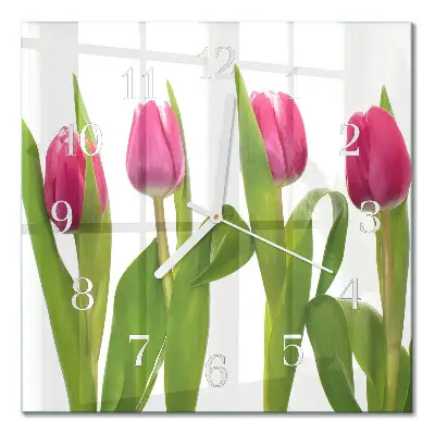 Relógio decoração Tulipas