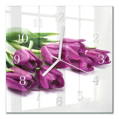 Relógio decoração Tulipas