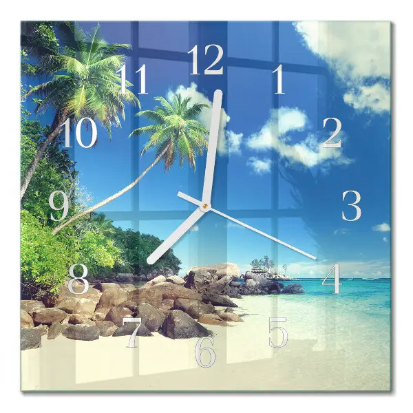Relógio quadrado Palm Beach