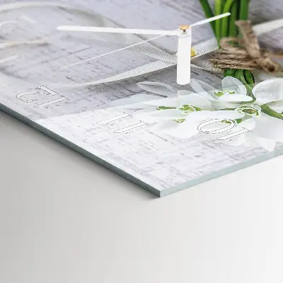 Relógio decoração Um buquê de flores