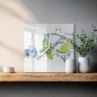 Relógio decoração Hortelã