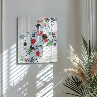 Relógio quadrado Sorvete de frutas