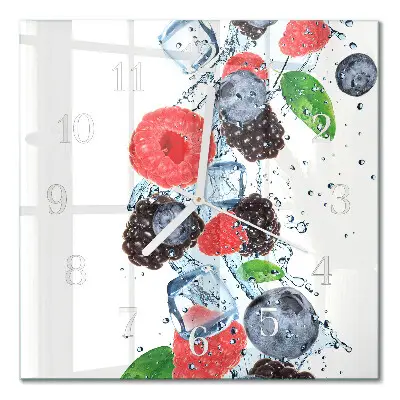 Relógio quadrado Sorvete de frutas